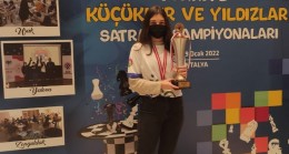 Muğlalı satrançcı Türkiye ikincisi oldu