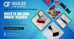 Güler Tır Market’ten Rusya Pazarına 800 Bin Dolarlık Yük Tutucu İhracatı