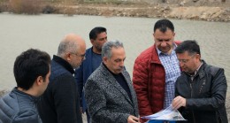 Kayseri Talas Zincidere Göletinde çalışmalar devam ediyor