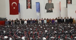 Gaziantep Büyükşehir’den gençlere 500 bisiklet