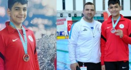 Nevşehirli yüzücü Trabzon’dan bronz madalya ile döndü