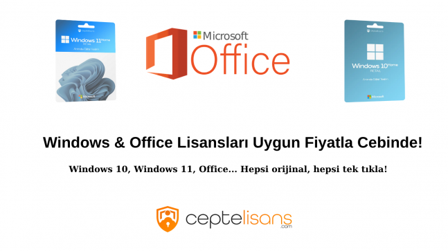 Windows 11 Lisans Satın Almak Artık Çok Daha Güvenli: Ceptelisans.com’dan Hızlı ve Orijinal Lisans Teslimatı