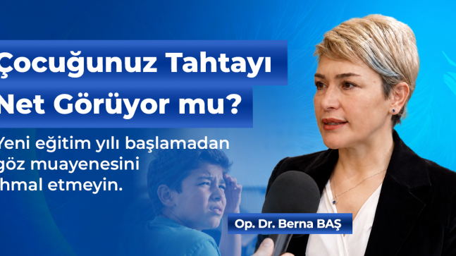 Çocuğunuz Tahtayı Net Görüyor mu? Ders Notlarındaki Düşüşün Sebebi Gözler Olabilir