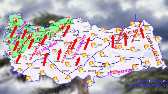 Yurtta bugün hava nasıl olacak?