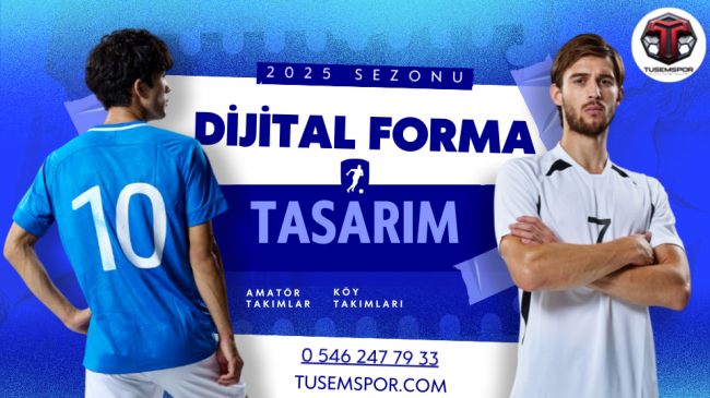 Türkiye’de Amatör Futbol Takımları Dijital Forma Tasarımına Yöneliyor