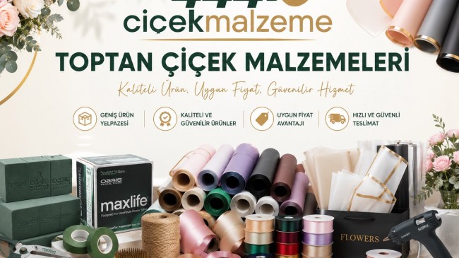 Çiçek Malzemeleri ve Buket Kağıdı Alışverişinde Doğru Adres: